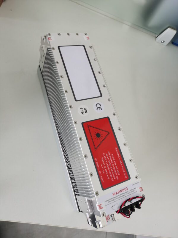 A white box with red and black markings on it.