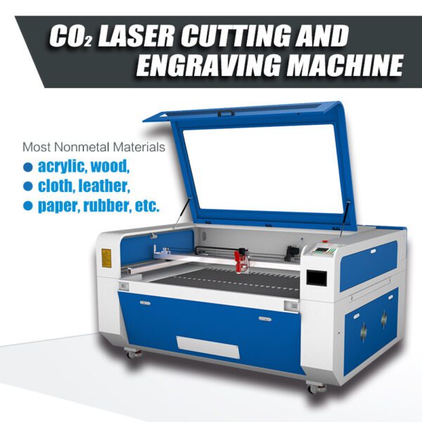 A picture of a laser cutting machine.