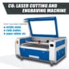 A picture of the laser cutting machine.