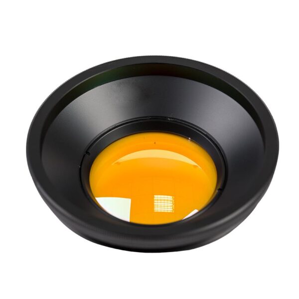 A black bowl with an orange liquid inside of it.