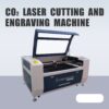 A picture of a laser cutting machine.