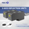 A poster of three different types of deflection units.