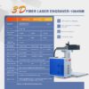 A 3 d printer is shown with the specifications for it.