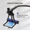 A device that is being used to remove dust from the ground.