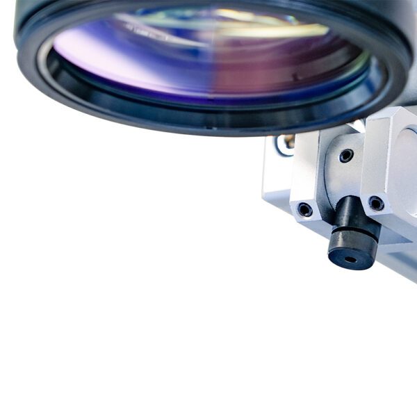 A close up of the lens on a camera